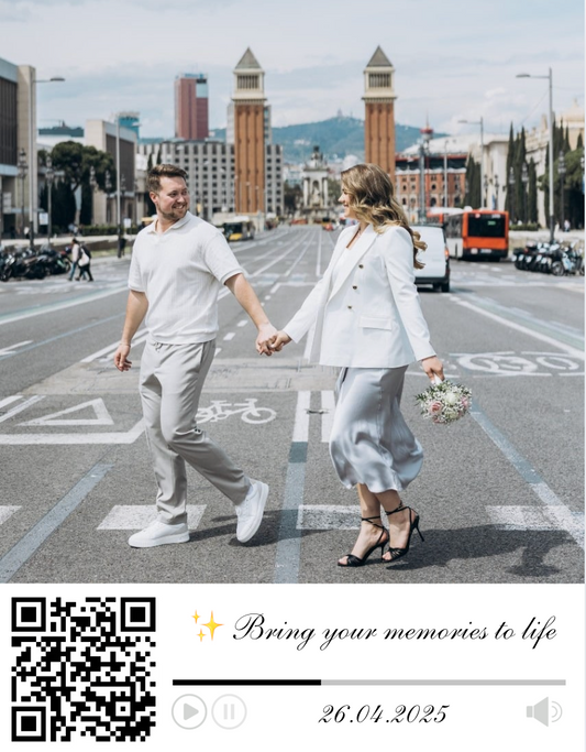 Video Magnets with QR Code (7×9 cm